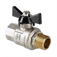Кран шар. PERFECT, рукоятка бабочка 3/4" вн.-нар. | код. VT.318.N.05 | VALTEC