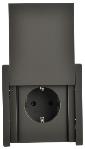 FORTE&PIANO Роз. с з/к/ш с кр. б/к 16А IP44 FP319 сер. IEK | код FP-R16-16-1-44-K03 | IEK фото 4