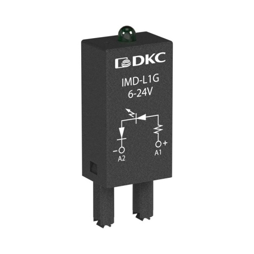 Модуль индикации, LED зелёный, 110-240V AC/DC | код IMD-L3G | DKC Модуль индикации, LED зелёный, 110-240V AC/DC | код IMD-L3G | DKC