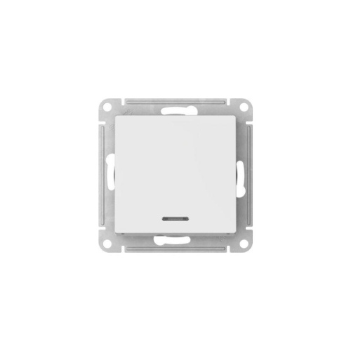 ATLASDESIGN 1-клавишный ПЕРЕКЛЮЧАТЕЛЬ с подсветкой, сх.6а, 10АХ, быстрозажимные клеммы, БЕЛЫЙ | код ATN000163S | Systeme Electric фото 4