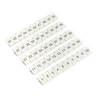 Маркировка для клемм 6 UT 1-50 | код scr-ut-mrk-6-1-50 | EKF