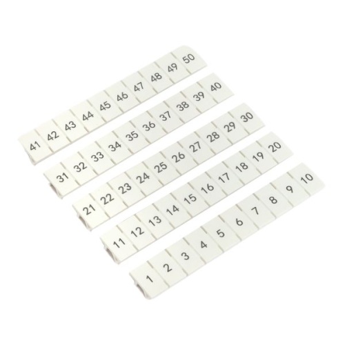 Маркировка для клемм 6 UT 1-50 | код scr-ut-mrk-6-1-50 | EKF