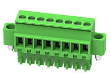 MC-RE3.5V05C-K Разъём гнездовой MC, шаг 3.5мм,5 конт. с винт.,зел., шт | код MC-RE3.5V05C-K | SUPU