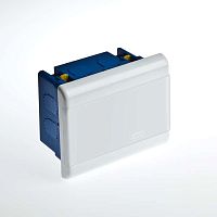 Щиток распределительный встраиваемый для ГСК на 4 модуля с непрозрачной дверцей белый IP40 (ЩРв-П-4) | код 68224Б | Ruvinil