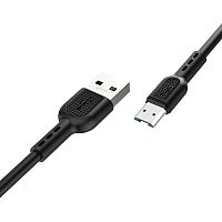 Кабель USB 2.0 hoco X33, AM/MicroBm, черный, 1м, 4А | код 6931474709141 | Hoco