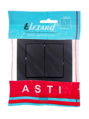 Переключатель проходной 2-кл.СП ASTI 10А IP20 в сборе черн. бархат LEZARD 7081-4242-106 фото 4 Переключатель проходной 2-кл.СП ASTI 10А IP20 в сборе черн. бархат LEZARD 7081-4242-106 фото 4