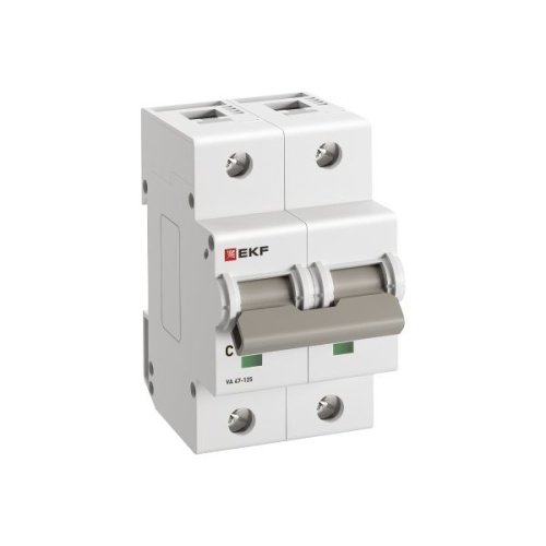 Автоматический выключатель ВА 47-125 2P 25А (C) 15кА PROXIMA EKF | код mcb47125-2-25C | EKF фото 2 Автоматический выключатель ВА 47-125 2P 25А (C) 15кА PROXIMA EKF | код mcb47125-2-25C | EKF фото 2