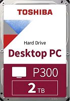 Жесткий диск Toshiba SATA-III 2TB HDWD220UZSVA Desktop P300 4KN (5400rpm) 128Mb 3.5 | код 1793673 | TOSHIBA