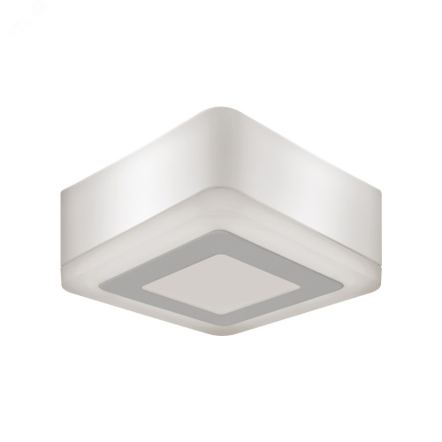 Светильник светодиодный накладной ДБО 3+3 Вт 350 Лм 3000К d105х40 мм IP20 Backlight | код BL220 | GAUSS