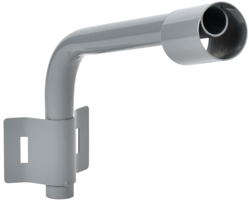 Кронштейн КР-1 D=60 L=350 монтаж. лента 1 хомут серый IEK | код LT-DKU0D-CR-60-35-21-K03 | IEK