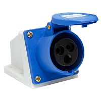 Розетка стационарная AM-113 16A 220V~250V 2P+E IP44 (ANDELI) | код ADL13-013 | ANDELI