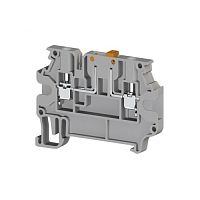 304 419, Клеммник с размыкателем на DIN-рейку, 2,5 мм.кв. (серый), AVK 2,5 A | код 0.0.0.3.04419 | KLEMSAN