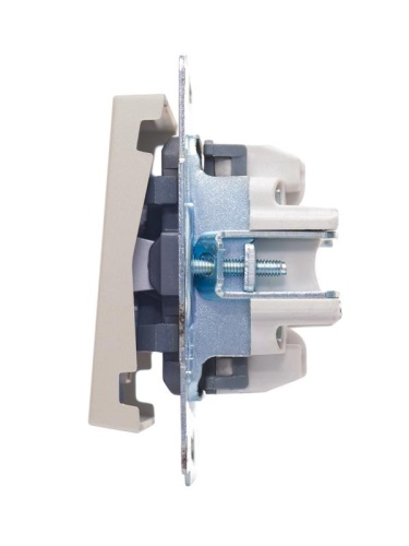 Механизм кнопки звонка СП VESNA жемчуж./бел. перламутр LEZARD 742-3088-103 фото 3