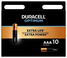 Элемент питания алкалиновый ААА 1.5В LR03-10BL Optimum 5014072 (блист.10шт)