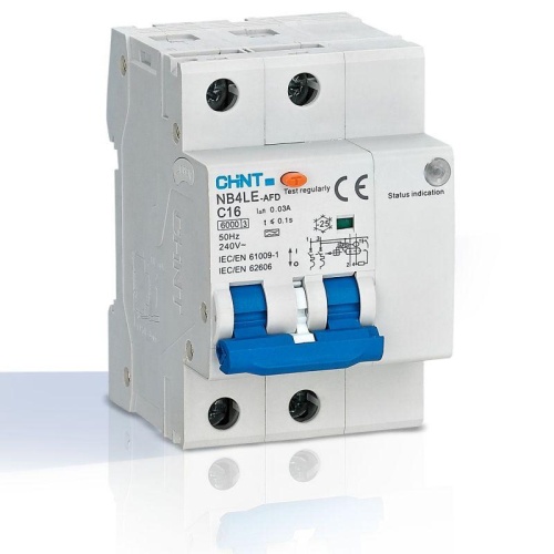 Устройство защиты при дуговом пробое (УЗДП) NB4LE-AFD 2P C32 тип A 30мА CHINT 335359