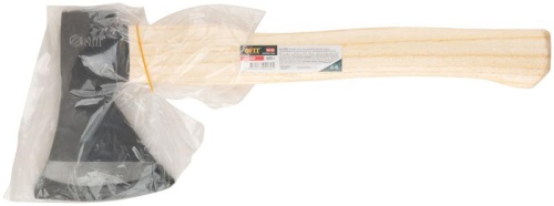 Топор кованая усиленная сталь, деревянная полированная ручка 600 гр | код 46136 | FIT фото 3