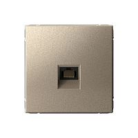 ARTGALLERY РОЗЕТКА компьютерная RJ45, кат. 5е, механизм, ШАМПАНЬ | код GAL000583 | Systeme Electric