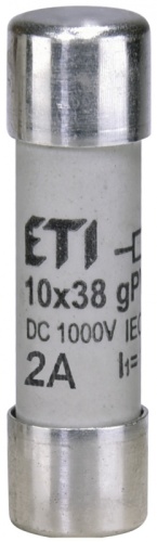 Предохранитель CH 10x38 gPV 2A 1000V (30kA) | код 002625065 | ETI