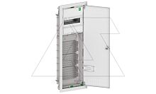 Щит встраив. MSF TWIN RP комбинированный, 1*12M+3xМП перф., N/PE-шинки, 1xSCHUKO, мет. дверь, белый RAL9016, 358x853x94mm, IP30 | код 2015-01S | Elektro-plast Nasielsk