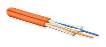 Hyperline FO-D2-IN-50-2-LSZH-OR Кабель волоконно-оптический 50/125 (OM2) многомодовый. 2 волокна. duplex. zip-cord. плотное буферное покрытие (tight buffer) 2.0 мм. для внутренней прокладки. LSZH. нг(А)-HF. –40 C – +70 C. оранжевый | код 222534 (0)