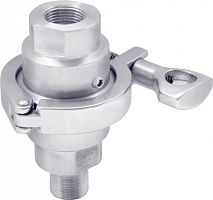 Разделитель сред мембранный РМ-К11-5/2 резьба М20х1.5 вн. - М20х1.5 нар., три-клэмп 5/2' | код 10363 | РОСМА