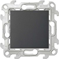 Выключатель кнопочный, графит | код 2450150-038 | Simon