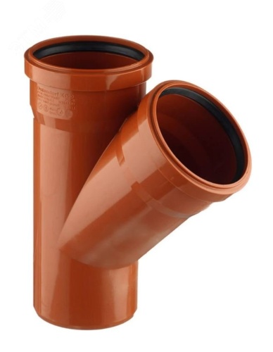 Тройник наружной канализации 45 град. 200х125 | код 223320 | Ostendorf