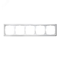 Рамка 5-м ArtGallery универс. бел. | код GAL000105 | Systeme Electric