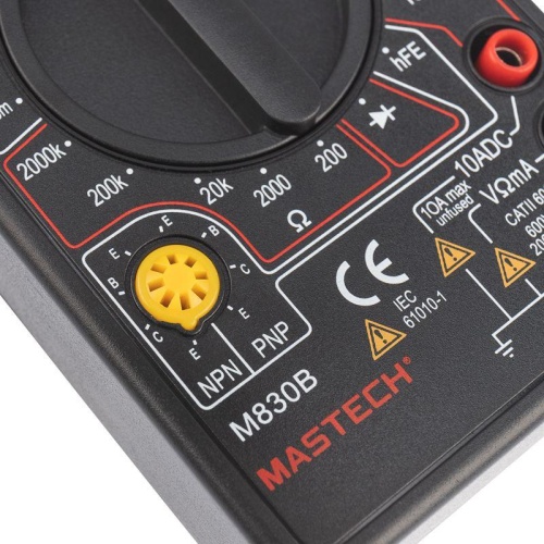 Мультиметр портативный M830B, REXANT | код 13-2001 | MASTECH фото 8