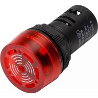Сигнализатор звуковой ND16-22F ?22 мм красный АС/DC24В (CHINT) | код 593381 | CHINT