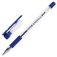 Ручка шариковая с грипом BRAUBERG X-Writer, СИНЯЯ, узел 0,7 мм, линия письма 0,35 мм, 142403 | код 142403 | BRAUBERG