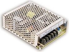 Источник питания AC-DC, 75Вт, вход 88…264В AC, 47…63Гц / 125…373 В DC, выход 12В/6A, рег. вых 10.8…13.2 В , изоляция 3000В AC, в кожухе 129х97х38мм, -20…+70С | код RS-75-12 | MeanWell