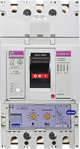Автоматический выключатель EB2 630/3LE 630А 3р (36кА) | код 004671121 | ETI
