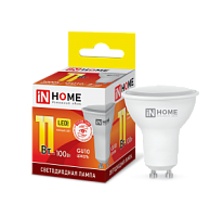 Лампа светодиодная LED-JCDRC-VC 11Вт 230В GU10 3000К 990Лм IN HOME | код 4690612023465 | IN HOME