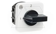 Переключатель BS 16 54 U, 1P, 20A, тип 1-2 (90°), 1NO на 1_2, на дверь, фронт IP40 | код EAC602448R | Rade Koncar