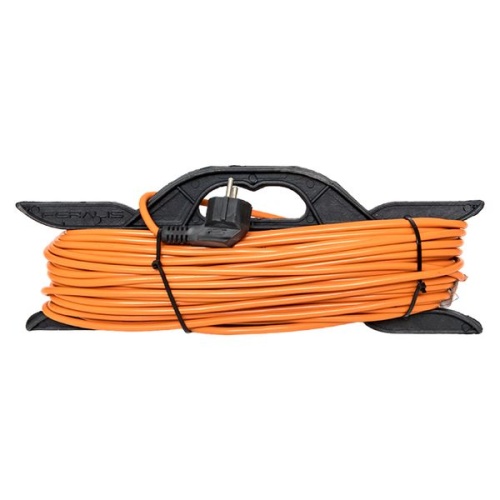 Удлинитель на рамке "Зевс 2,0" 40м без заземления ПВС 2*0,75 10А/2,3кВт PROxima | код USRB02-10-275-1-40 | EKF фото 3