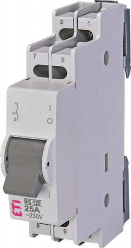 Выключатель SG 125 1p 25A (1-0) | код 760112108 | ETI