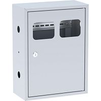 ЯУР на 2 счетчика с двумя DIN-рейками (400х300х150) EKF Basic | код uerm-din-400-2 | EKF