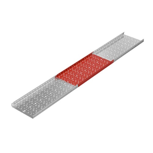 Лоток листовой перфорированный 400х50 L3000 1.5мм "Быстрый монтаж ПЛЮС" LPplus50-400-1.5-3000 INOX304 КМ PL12813 фото 3