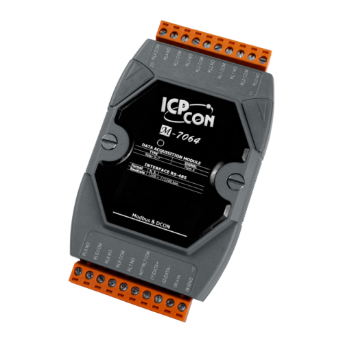 M-7064-G CR 8-channel Form A Signal Relay Output Module (Gray Cover) (RoHS) | код 00-06119465 | ICP DAS