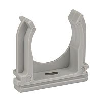 Крепеж-клипса d40 мм (30 шт) серая-Plast | код derj-z-40n | EKF