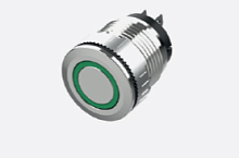 TS6A120-0AM10-R11 Кнопка TS6A с подсветкой/без подсветки, плоская, плав. нажатие, 1НО+1НЗ, крас., шт | код TS6A120-0AM10-R11 | SUPU