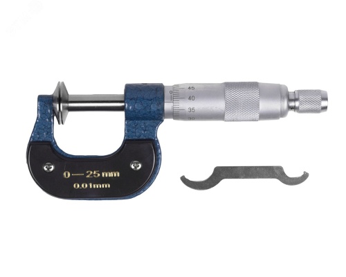 Микрометр тарельчатый МТМ- 25 0.01 для мягких материалов | код 202161 | Micron
