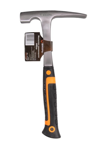 Молоток каменщика 600г двухкомпонентн. рукоятка; цельнометал. Вихрь 73/6/8/10 фото 2