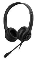 Наушники с микрофоном A4Tech HU-8 черный 2м накладные USB оголовье | код 1874958 | A4TECH