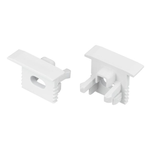 Заглушка SL-MINI-10-F WHITE с отверстием пластик (комплект) Arlight 049454