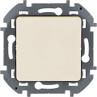 Механизм переключателя промежуточного 1-кл. Inspiria 10А IP20 250В 10AX винт. клеммы сл. Кость | код 673681 | Inspiria(группа Legrand)