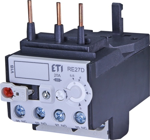 Тепловое реле RE 27D-8,0 (5,6-8A) | код 004642408 | ETI