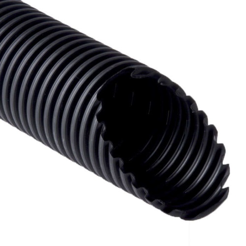 Труба одностенная гибкая ПНД 90мм (50м) | код Т1-ДР0-090(50) | Ruvinil