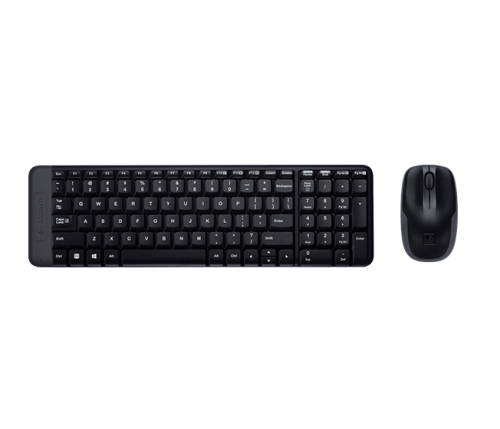Клавиатура + мышь Logitech MK220 клав:черный мышь:черный USB беспроводная | код 635056 | Logitech
